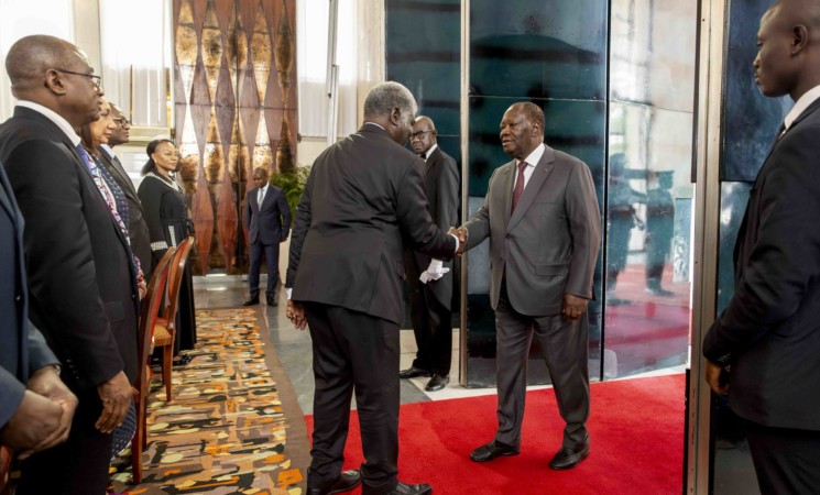 MOT DE S.E.M. ALASSANE OUATTARA PRÉSIDENT DE LA RÉPUBLIQUE DE CÔTE D’IVOIRE À L’OCCASION DU CONSEIL DES MINISTRES DU JEUDI 4 JANVIER 2024