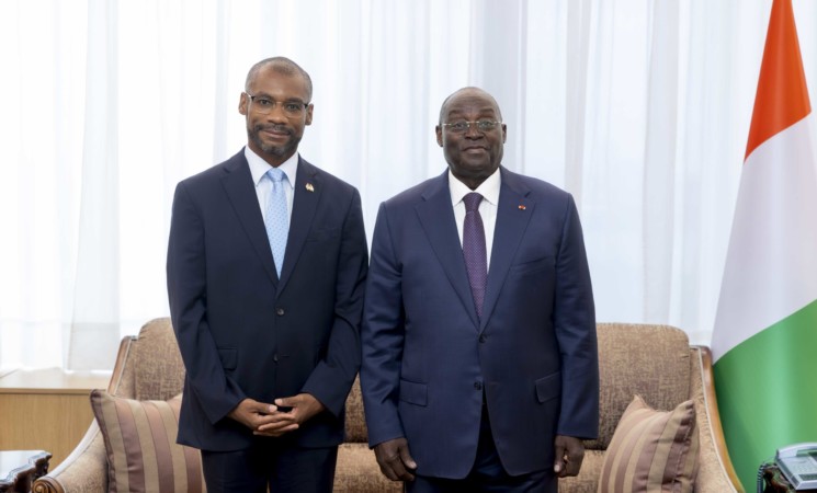 Le Vice-Président de la République a eu un entretien avec l’Ambassadeur du Canada en Côte d’Ivoire