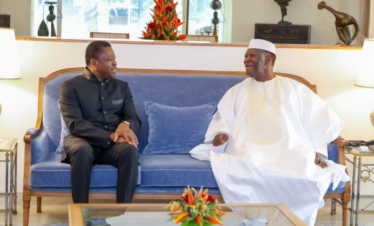 Le Chef de l’État a eu un entretien avec son homologue du Togo, à Abidjan