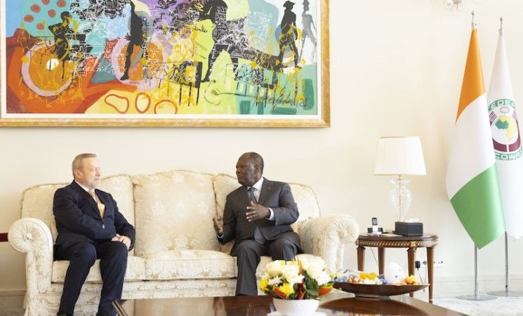 Le Chef de l’État a eu un entretien avec le Ministre britannique chargé de l’Afrique