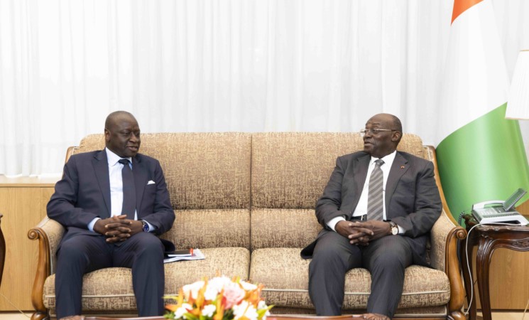 Le Vice-Président de la République a eu un entretien avec le Vice- Président de la Banque Mondiale pour l’Afrique de l’Ouest et du Centre