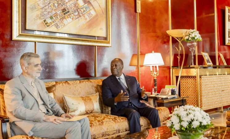 Le Chef de l’État a eu un entretien avec l’Ambassadeur d’Iran en Côte d’Ivoire