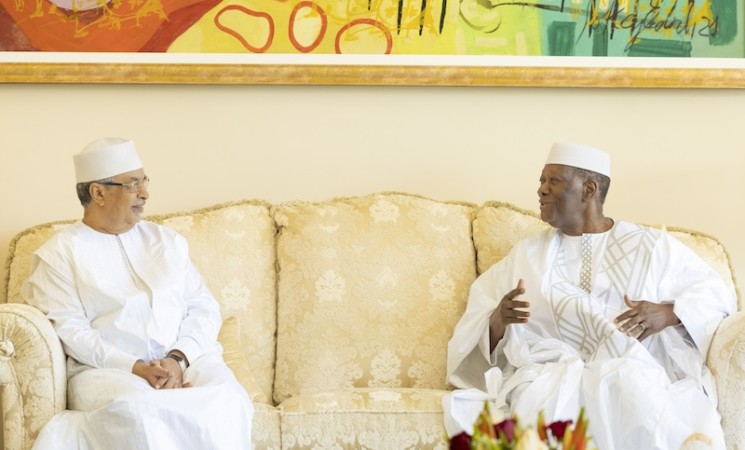 Le Chef de l’État a eu des entretiens avec la Ministre nigériane déléguée aux Affaires Étrangères et le Chef de la Mission d’Évaluation Électorale de l’Union Africaine pour la Côte d’Ivoire