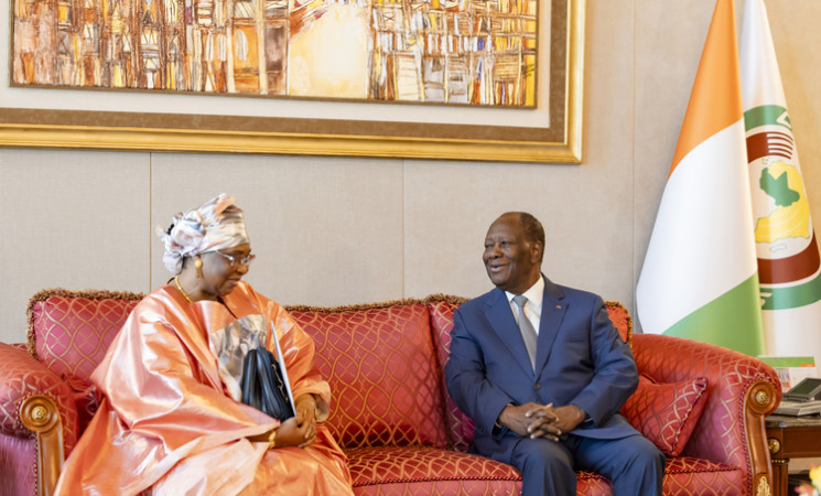 Le Chef de l’État a échangé avec une Envoyée Spéciale du Président de la Mauritanie