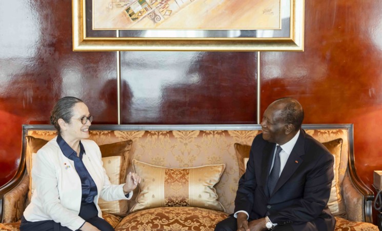 Le Chef de l’État a eu un entretien avec l’Ambassadeur d’Israël en Côte d’Ivoire