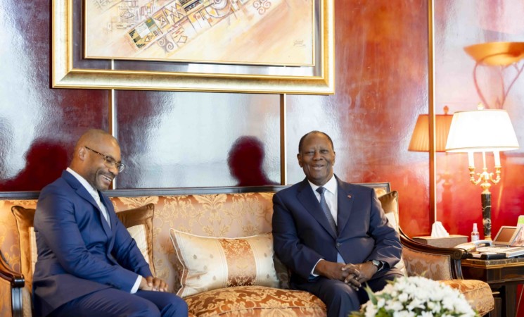 Le Chef de l’État a eu un entretien avec l’Ambassadeur du Canada en Côte d’Ivoire